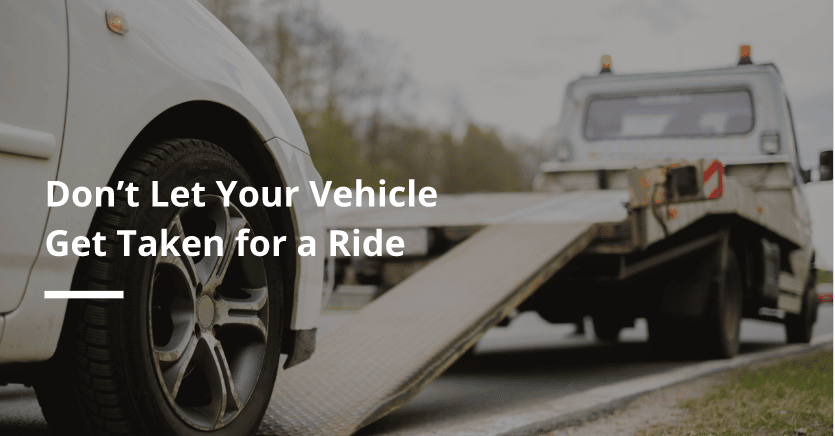 Don’t Let Your Vehicle Get Taken for a Ride
